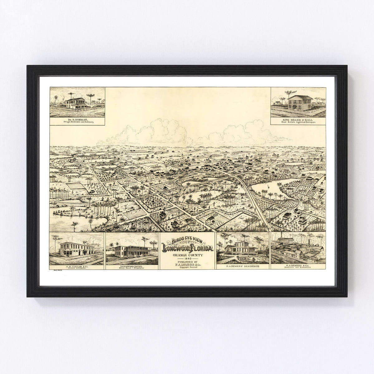 map of Longwood