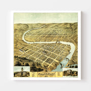 map of Frankfort