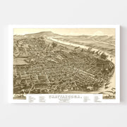 map of Chattanooga