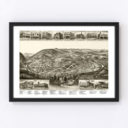 Harriman Vintage Map 1892
