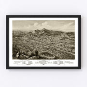 Anniston Vintage Map 1888