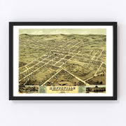 Huntsville Vintage Map 1871