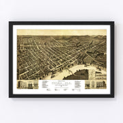 Selma Vintage Map 1887