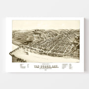 map of Van Buren