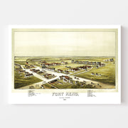 map of Fort Reno