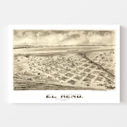 map of El Reno