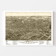 map of Akron