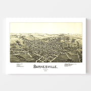 map of Barnesville
