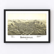 Barnesville Vintage Map 1899