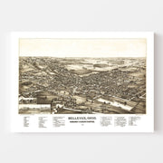 map of Bellevue