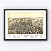 Bowling Green Vintage Map 1888