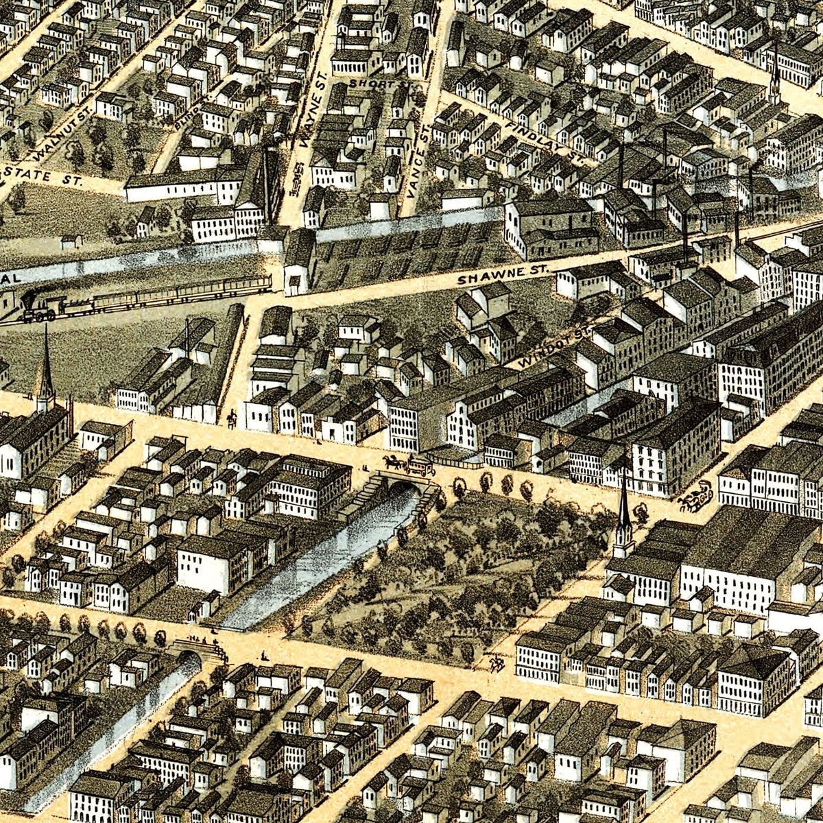 Vintage Dayton Ohio Maps