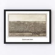 Lima Vintage Map 1892