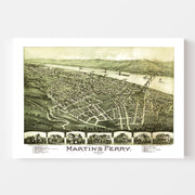 map of Martin's Ferr
