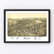 Scio Vintage Map 1899