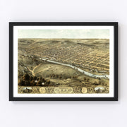 Peru Vintage Map 1868