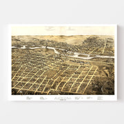 map of Aurora