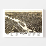 map of Aurora