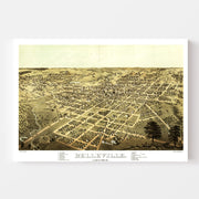map of Belleville