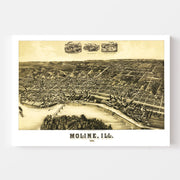 map of Moline