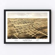 Paxton Vintage Map 1869