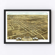 Princeton Vintage Map 1870