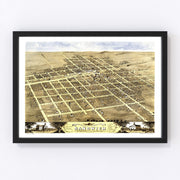 Sandwich Vintage Map 1869