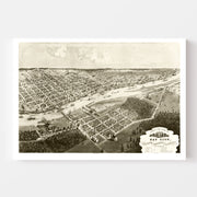 map of Bay City