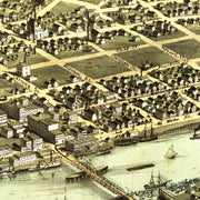 old Saginaw map
