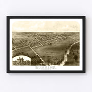 Ionia Vintage Map 1868
