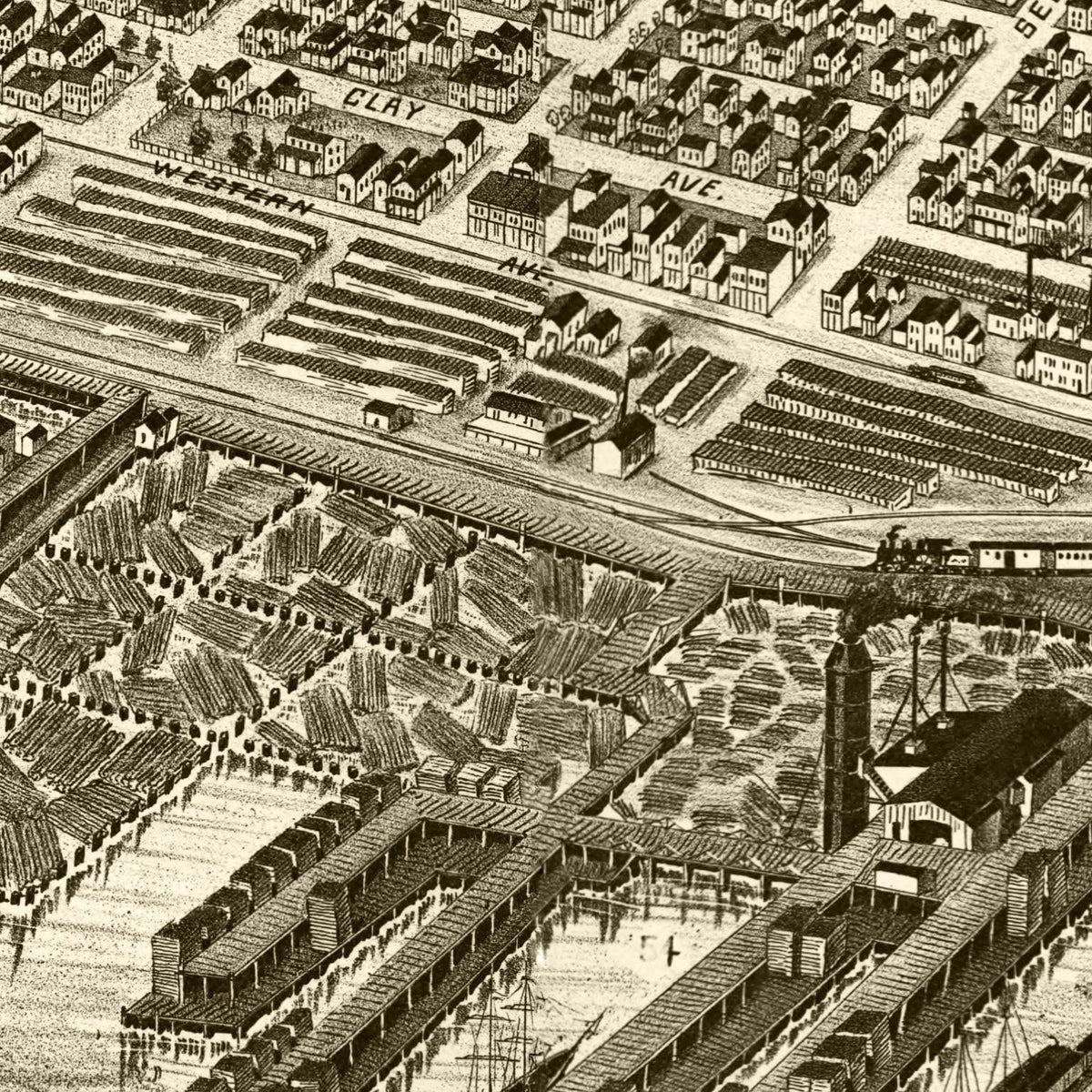 Vintage Muskegon Michigan Maps