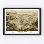Negaunee Vintage Map 1871