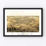 Romeo Vintage Map 1868