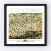 Boscobel Vintage Map 1869