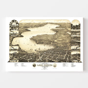 map of Lake Geneva