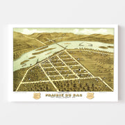 map of Prairie du Sa