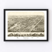 Ripon Vintage Map 1867