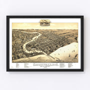 Sheboygan Vintage Map 1885