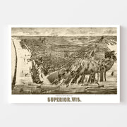 map of Superior