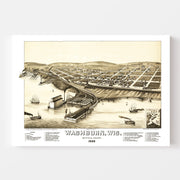 map of Washburn
