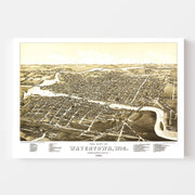 map of Watertown