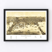 Duluth Vintage Map 1887