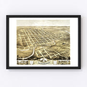 Faribault Vintage Map 1869