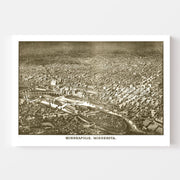 map of Minneapolis