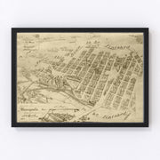Minneapolis Vintage Map 1891