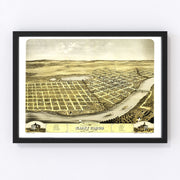 St. Cloud Vintage Map 1869