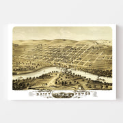 map of Saint Peter