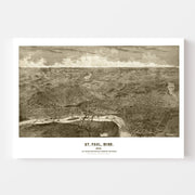 map of St. Paul