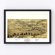 Blairstown Vintage Map 1868