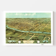 map of Iowa City